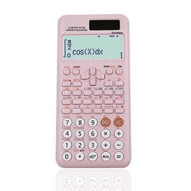 FC-991ES Plus-2nd Edition Scientific Engineering Calculator Scientific Calculator with 417 Functions 10+2 Digit Display for Back to School Supplies Students Teachers Business Office Home,Pink