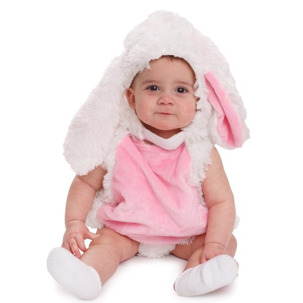 Dress Up America Baby Plush Bunny Cozy Rabbit - Beautiful Dress Up Set for Role Play