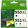 950XL 951XL Ink Cartridges Combo Pack Replacement for HP 950