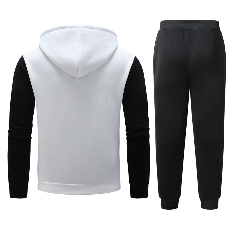 YOUTHUP Men's Hooded Tracksuits Sweatsuits 2 Pieces Sets Full Zip