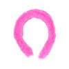 1 Inch Fur Headband (Hot Pink)