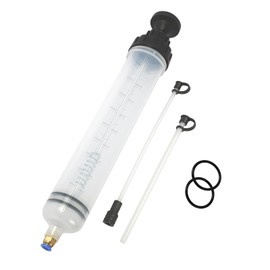 500CC Fluid Extractor Automotive, Fluid Pump with Long Extension Tubes Oil Extractor/Oil Syringe Manual Suction Vacuum Fuel Car Transfer