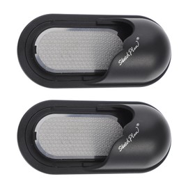 Sketch Pencil with Painting Clip 2 Pack Portable Pencil Sharpener Pointer Sketch Charcoal Nib Sandpaper Reusable for Artist Drawing Supply, Black