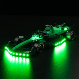 Kyglaring LED Light Kit ompatible with Lego 77245 Set, Lighting Accessories for Aston Martin Aramco F1 AMR24 Race Car, Lights Only (Model Not Included), Classic Version.