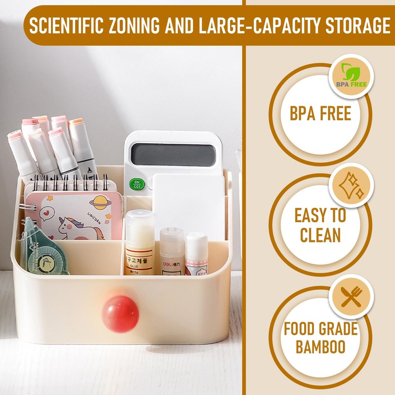 Kosmetik Organizer, Make-up Organizer, 18x15x11cm Acryl Schminkaufbewahrung, 3 Ebenen Schminktisch