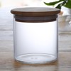 J-kitchens レトロ 漬け物 瓶詰め/耐熱容器 ガラス 製 キャニスター 9.5cm x 9.5cm