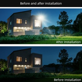 Gopretty 4 Pack 150W LED Flood Light Outdoor, 18000Lm Super Brighter Security Lights, IP66 Waterproof Work Light with Plug, 6000K Daylight White Exterior Floodlight for Yard Garden Garage Stadium