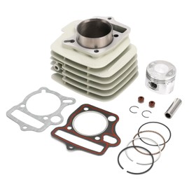 Frezon 52.4mm Cylinder Piston Gasket Top End Rebuild Kit Fit for Many Pit Bike Minicross with semi-automatic and idle start 125cc engines, like 125ccm LIFAN / 110ccm LIFAN