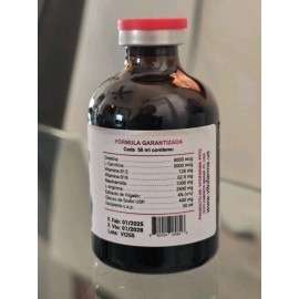 Vitofarma B12 5500 For Roosters B15  Atp Electrolitos Vitofarma Gallos 100 50ml Exp. 01/28