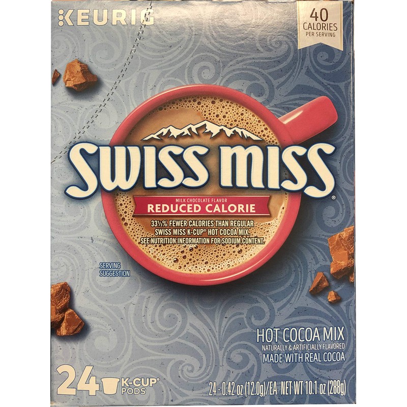 Swiss Miss Reduced Calorie Hot Cocoa K-Cup Pods for Keurig