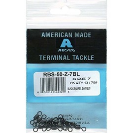 Sampo RBS-50Z-BL-7 Barrel Swivel Sz7 Black