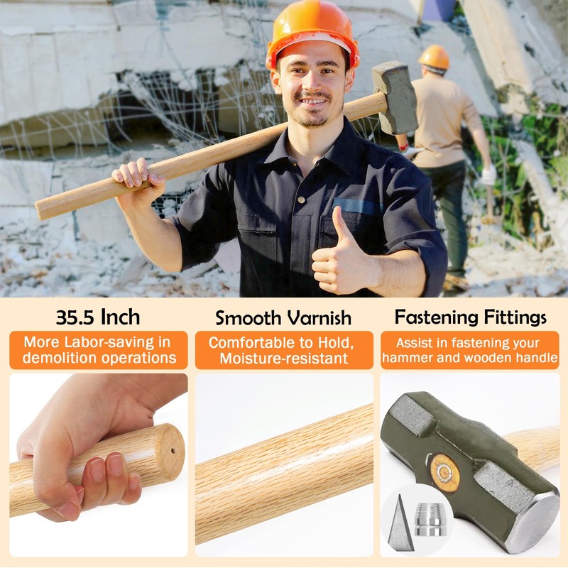 SINBDLAI 36" Sledge Hammer Handle for Hammer Handle Replacement