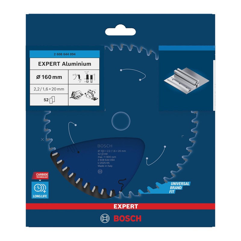 Bosch Circular Saw Blade for 2608644095 Aluminium Parent 165 mm,