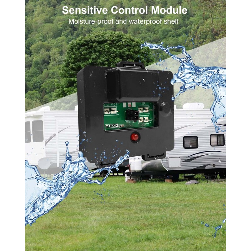HUQUZN Temp Monitor Control Kit with Waterproof Box Fit for