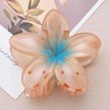 Sttiafay Flower Hair Clips for Women Thick Hair Large Orange