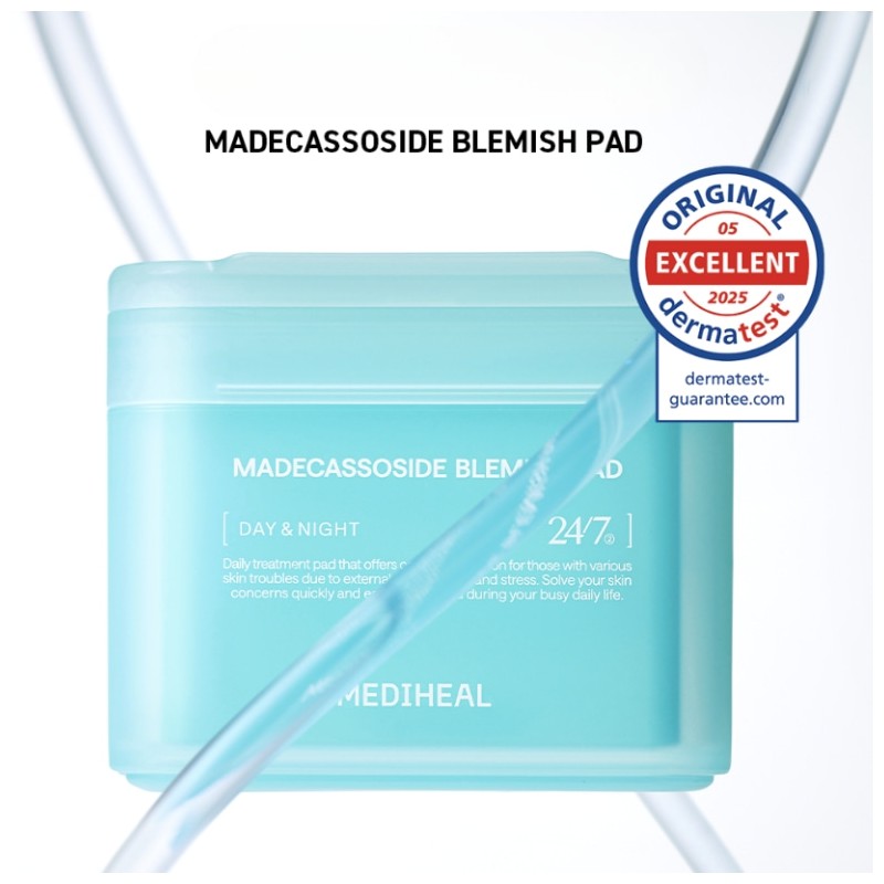 MEDIHEAL Square Toner Pads 200ea, Type:Watermide Moisture Pad