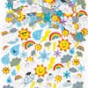 Baker Ross EV3082 Weather Foam Stickers (Pack of 96)