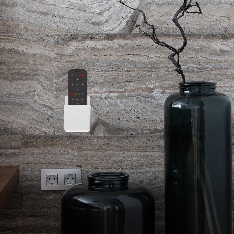 NUOLUX 2pcs Wall Mount Remote Control Box Locker Organizer Vertical