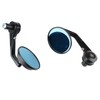 Pair of Motorcycle Rearview Mirror Wide View Aluminum Alloy Universal