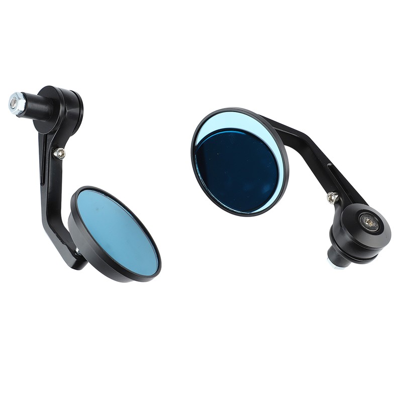 Pair of Motorcycle Rearview Mirror Wide View Aluminum Alloy Universal