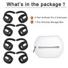 Luckvan 4 Pairs Ear Hooks for AirPods Pro 2 with