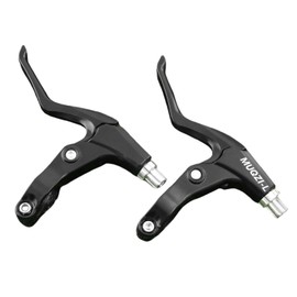 Trkimal Right and Left Bicycle Brake Lever, Aluminum Alloy Brake Handles Road Bike Brake Lever 22mm Diameter for Mountain Bike MTB/BMX(Brake Lever Sets)
