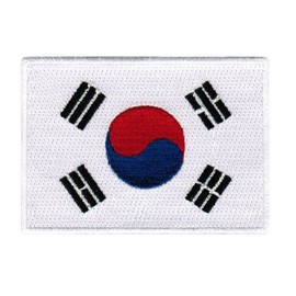 South Korea Flag Embroidered Patch Korean Iron-On National Emblem