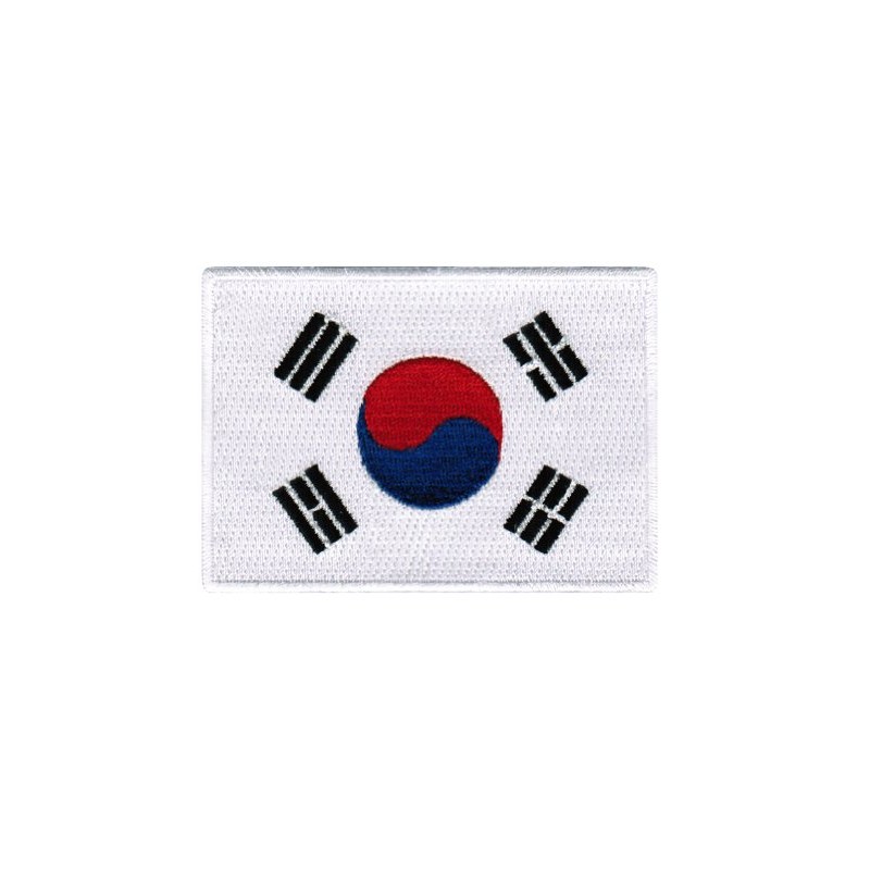 South Korea Flag Embroidered Patch Korean Iron-On National Emblem