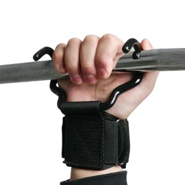 Pull Ups Deadlift Straps | Heavy Duty Assist Wrist Strap Hook | Firm Grip Training Equipment for Barbell Row, Rowing Machine Training, Dumbbell Exercises