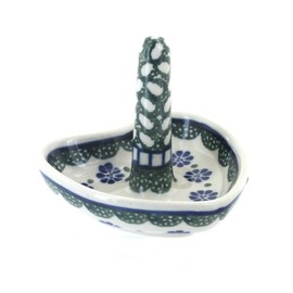 Blue Rose Polish Pottery Maia Ring Holder