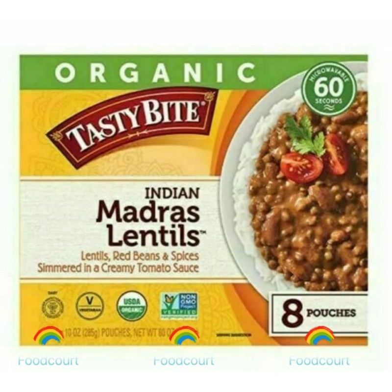 Tasty Bite 2 Packs Tasty Bite Organic Indian Madras Lentils