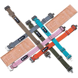 SparklyPets Small Dog Collar with Quick Release Buckle & AirTag Holder – Collars for Female Dogs & Boys with Reflective Stripes & Soft Lining – Perfect for Small & Medium Breeds