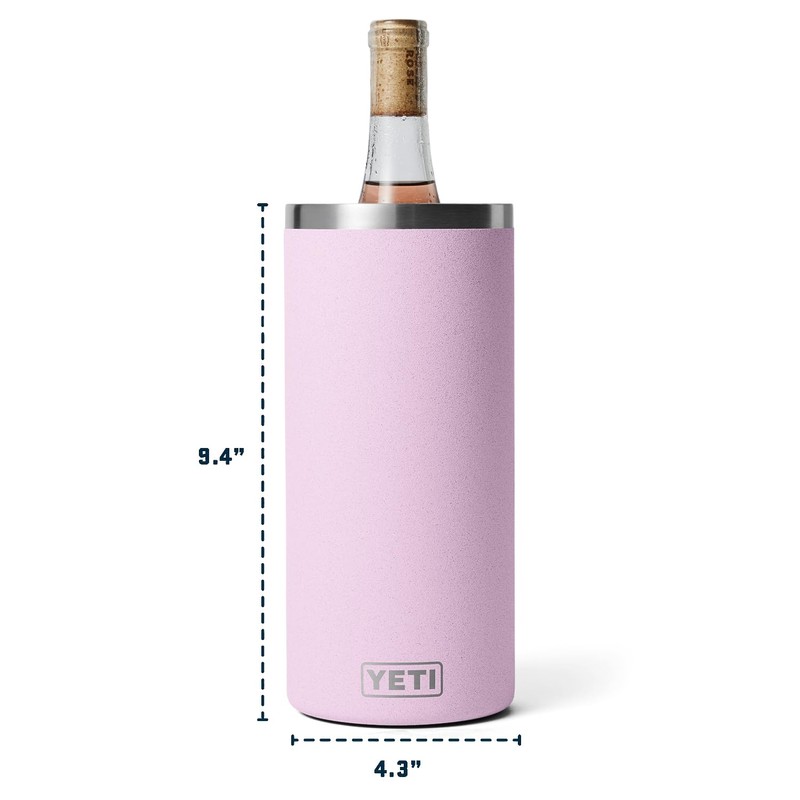 YETI Rambler Wine Chiller, Fits Most Wine Bottles, Cherry Blossom