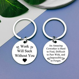 Coworker Gifts for Women Men Coworker Leaving Gifts for Colleague Going Away Keychain for Coworkers Friends Boss Coworker Goodbye Gift Appreciation Retirement Gifts for Coworkers Christmas Gifts