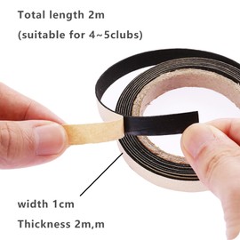 QCVENL Anti-collision Sideband Table Tennis Edge Tape, 2 Pcs Side Tape Pingpong Sports Protective Band Crash-resistant Sponge Racket Accessory for Table Tennis/Ping Pong Paddle, 2 M