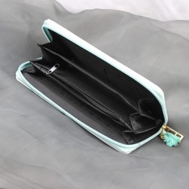 Cute Girls Cactus Wallet For Teen Girls Women Long Wallets Long Purse With Tassels Cactus Wallets(Cactus C1010)