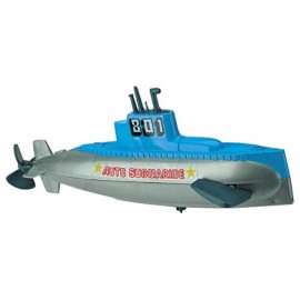 Toysmith Wind Up Diving Submarine Water Toy 7 Inch Automatic Dive Resurface Ages 5 Plus