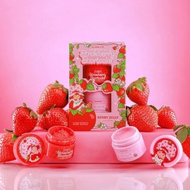 Glamlite MUST HAVE Lip Treatments - Lip Mask, Lip Scrub, Nourishing and Smooth:_Strawberry Shortcake