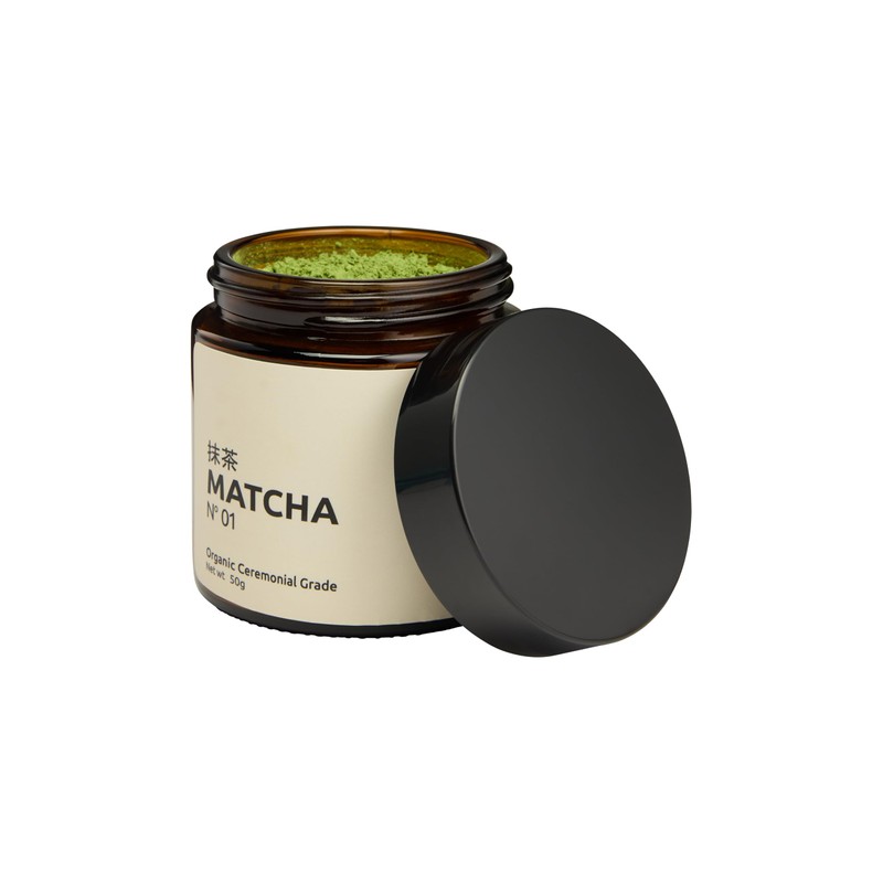 Organic Ceremonial Grade Matcha Green Tea Powder, 50g, No. 01
