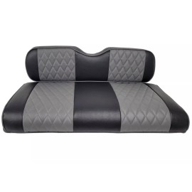 Huskey Parts Charcoal Gray EZGO Seat Cover For TXT 1994-2013, Diamond Stitching W/ Extra Pad