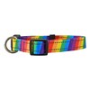 Native Pup Reflective Dog Collars (Medium, Rainbow)