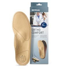 Bergal Ortho Comfort Leather Orthopaedic Insoles (43)