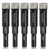5-Pack 1/2" Diamond Core Drill Bits Set, 12mm Tile Drill