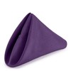 WedDecor 20 Inch Purple Cotton Polyester Table Napkin for Home,