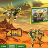 Elemental Dragon 2 in 1 Transformable Ninja Mech Warrior Building