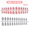 Mrltau 96 Pieces Finger Nails for Children, Cute Artificial Nails
