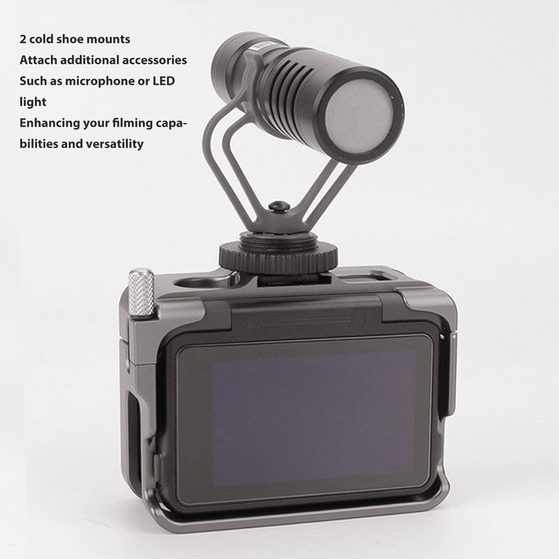 Aluminum Alloy Camera Cage Shockproof Camera Protective Frame with Cold