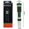 B-Qtech Digital PH Meter for 10 in 1 Pool, PH/TDS/S.G/EC/Salinity/MΩ/H2/OPR/Fertility/Temp