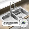 2 Pack Sink Protector Mats for Ceramic Sinks/Stainless Steel Sinks,