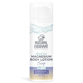 Natural Elephant Locin De Magnesio Del Mar Muerto  Hidratante Corporal Con Aroma A Lavanda Para La Hora De Dormir  Magnesio Tpico Con Minerales Del...